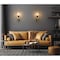 Z-Lite Arden Wall Sconce, 1-Light, 4.5 In.W x 7 In.L x 21.5 In.H, Rubbed Brass/Clear 651S-RB - alternate 6